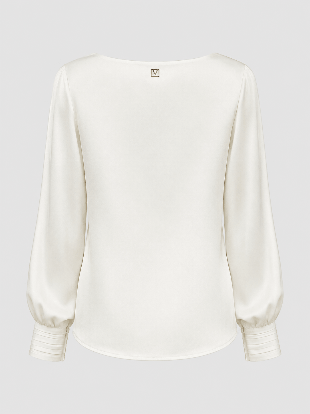 Marciano by Guess vízesésnyakú szaténblúz – hátulról