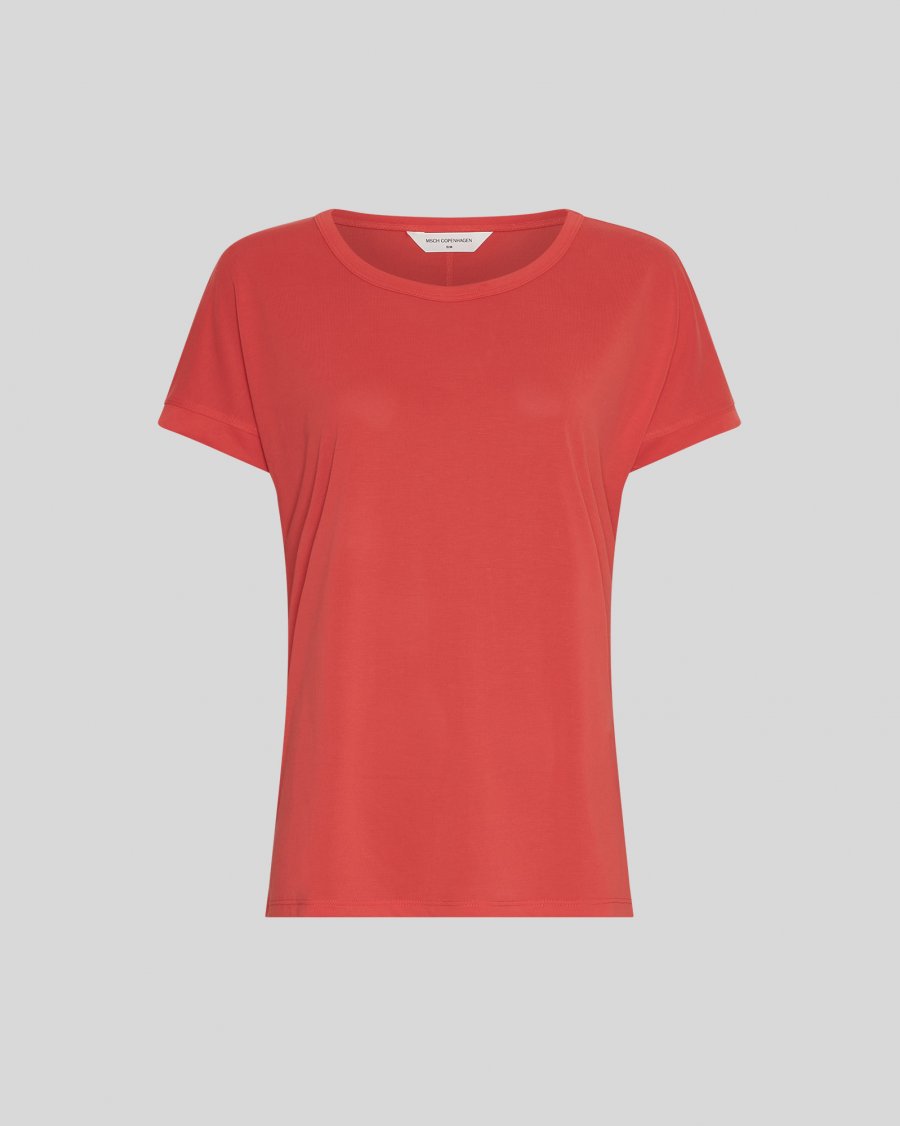 MSCH Fenya Modal Tee Flame scarlet