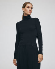 MSCHOlivie R LS Top black