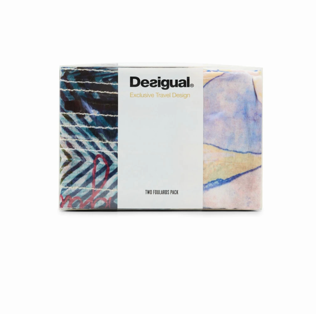 Desigual női sál 2 db