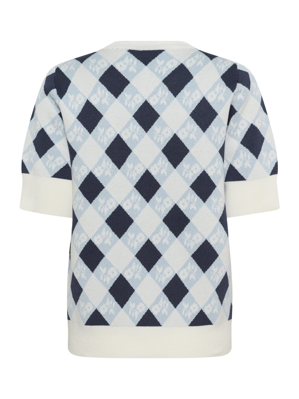 Saint Tropez MECHELLESZ pulóver - Cloud Naval Blue Argyle