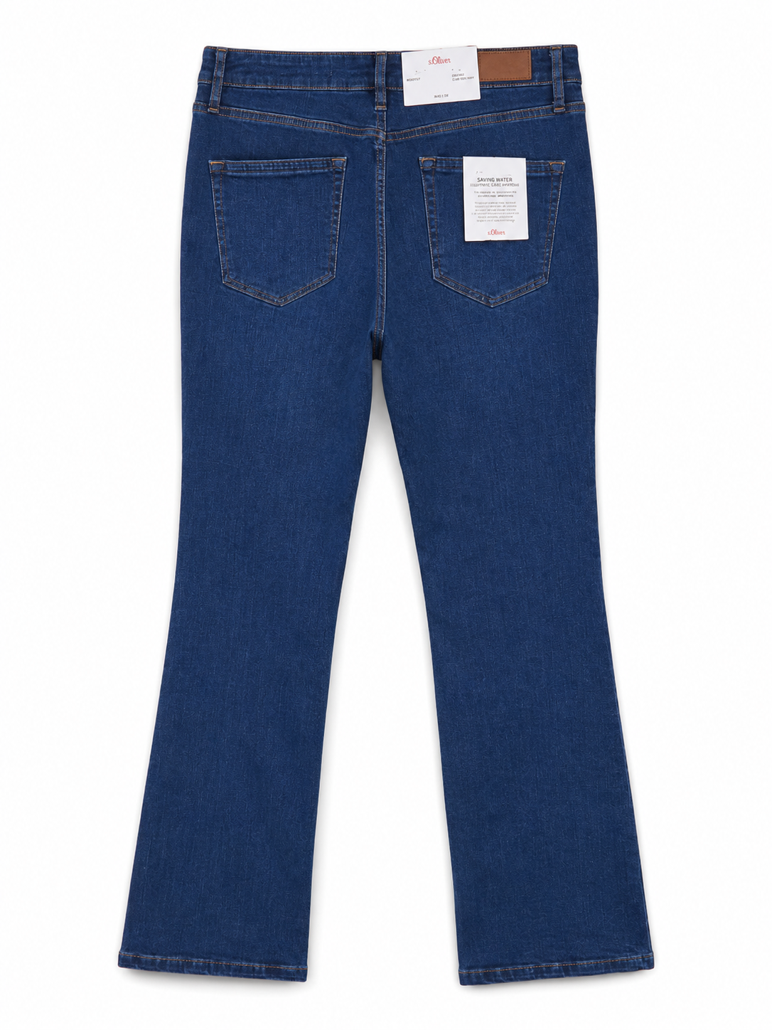 s.Oliver Mid Rise Slim Bootcut kék farmer – 5 zsebes sztreccs farmer | Női