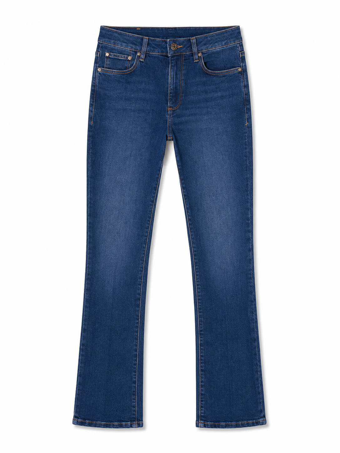 s.Oliver Mid Rise Slim Bootcut kék farmer – 5 zsebes sztreccs farmer | Női