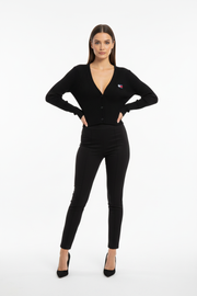 Tommy Hilfiger fekete kardigán modellel