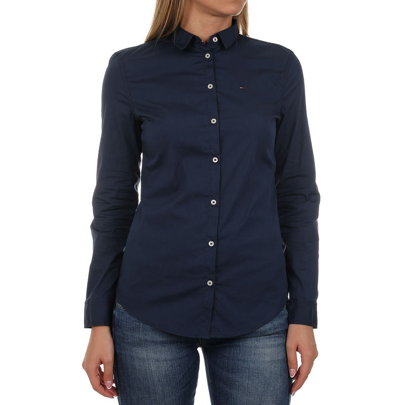 Tommy Jeans Ladies Oxford Shirt (DW0DW13152 424, Navy)